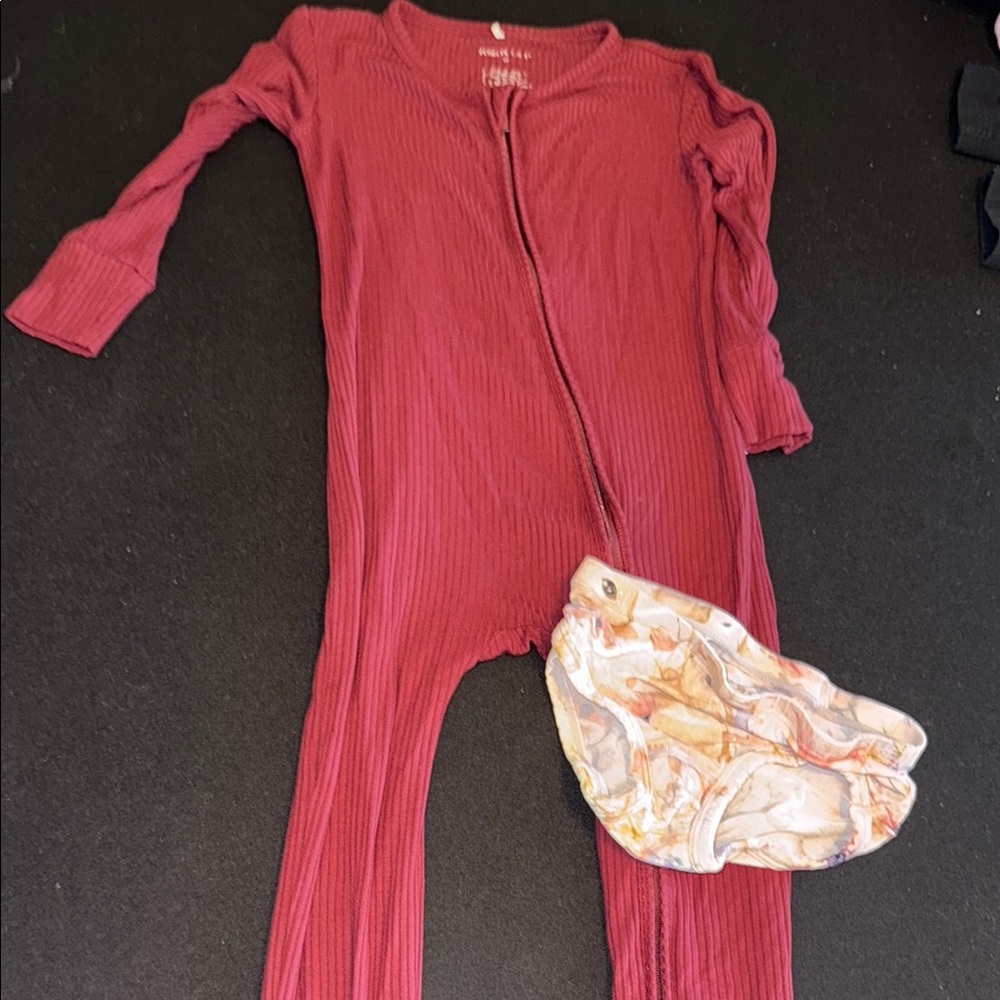 Posh Peanut Convertible Zip Up & Underwear Bundle